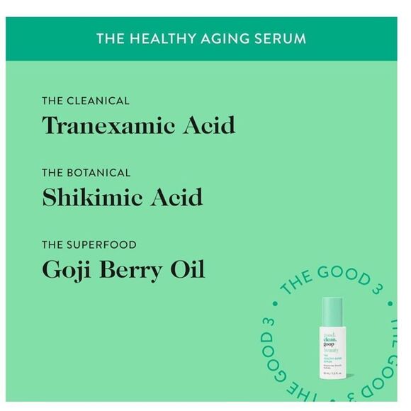 good.clean.goop beauty The Healthy Aging Serum Facial Serum Vegan | 1 Fl oz - Picture 3 of 10